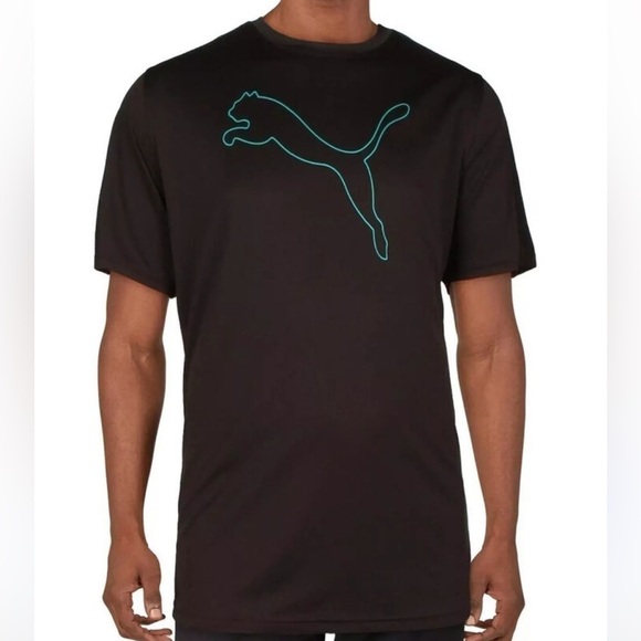 PUMA Men's Performance Moisture-Wicking Cat T Shirt - Picture 1 of 6